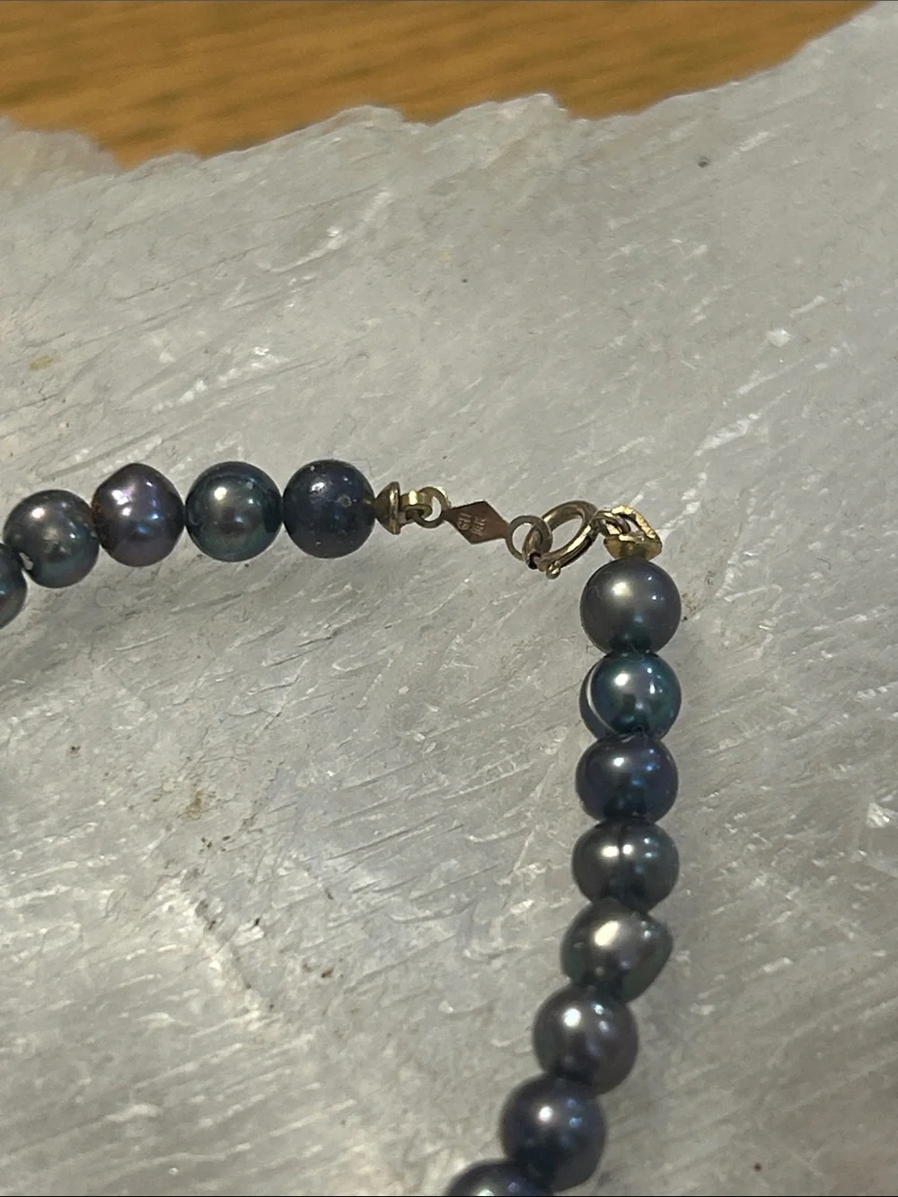 14K Grey Freshwater Pearl Classic Bracelet